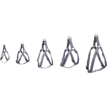 FLAMINGO HARNESS STEP&GO ZIGGI GRANITE-BLUE MEDIUM